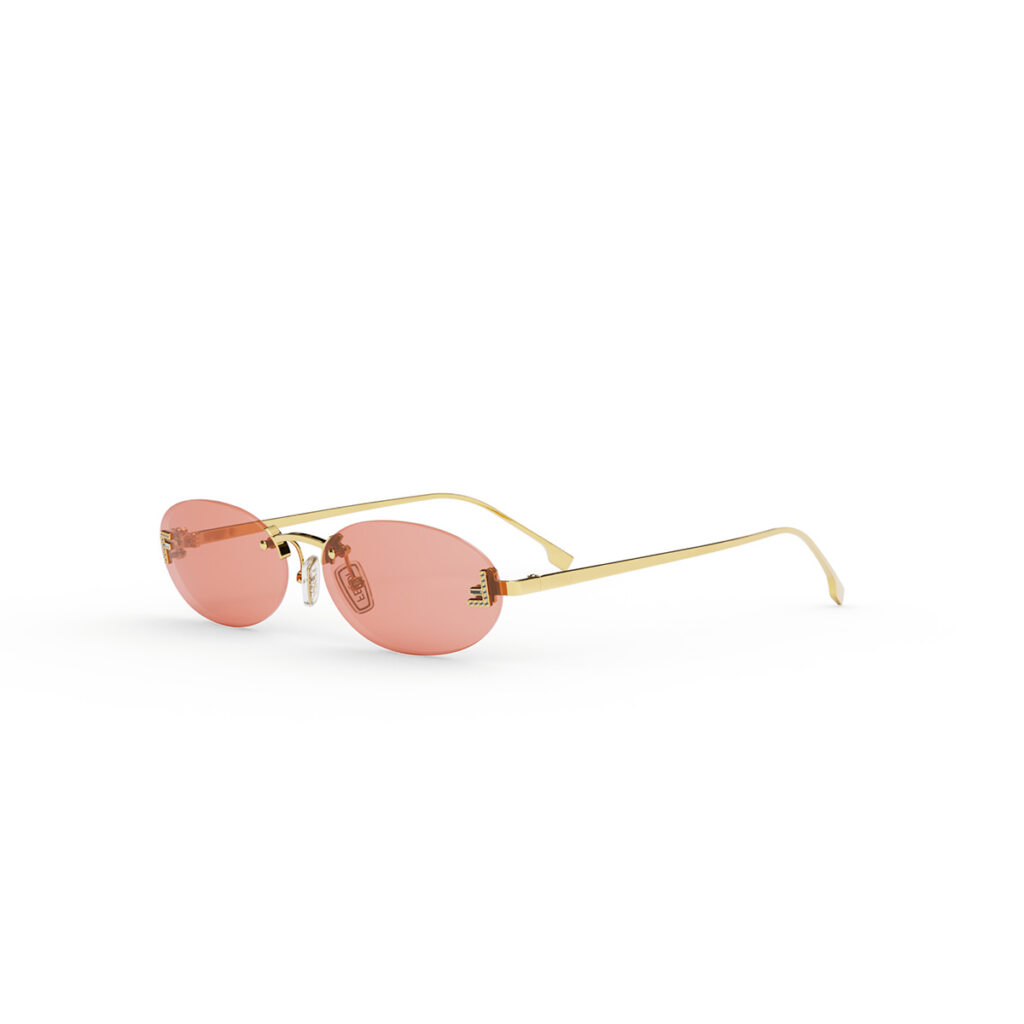 Fendi - Fendi Disco - Occhiali da Sole Sfilata - Rosa - Occhiali da Sole -  Fendi Eyewear - Avvenice