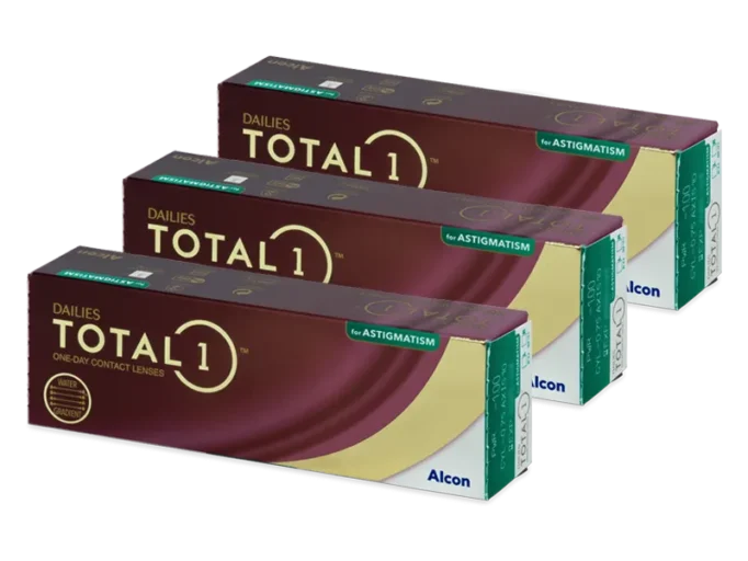 Alcon dailies total 1 for astigmatism 90lenti